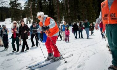 THESE CENTENARIAN CELEBRATED THEIR BIRTHDAYS BY…SKIING